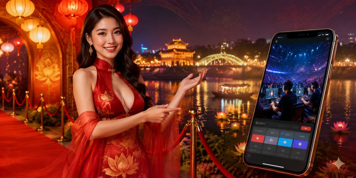 Thanh niên Huế theo dõi esports tại khu chợ đêm và đặt cược qua điện thoại